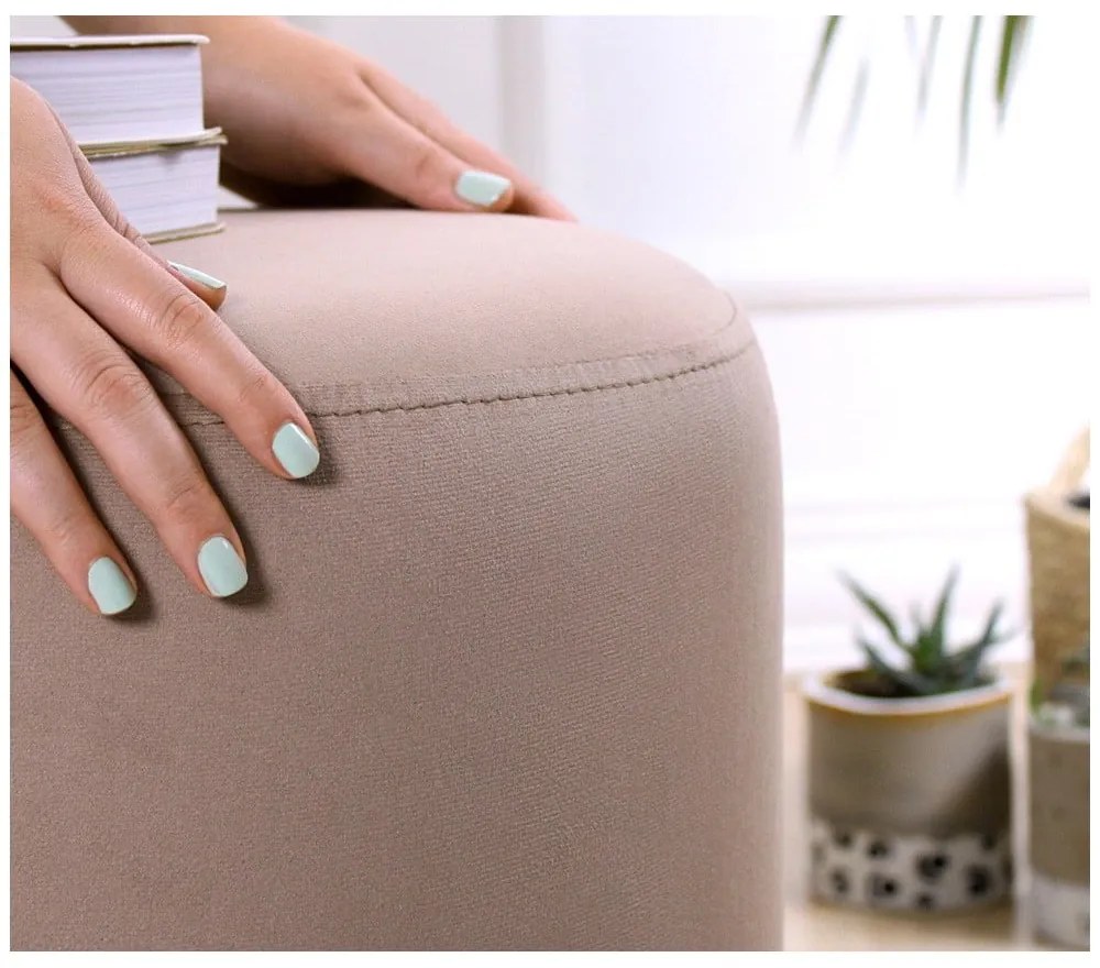 Világosbarna puff Ropp – Artie