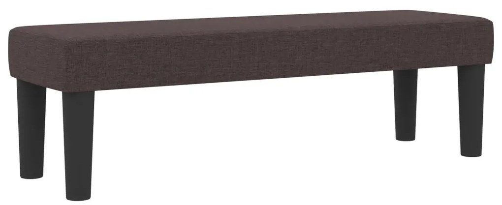 Box Spring Ágy Matraccal és Padlóttal Sötétbarna 120x190 cm Szövet