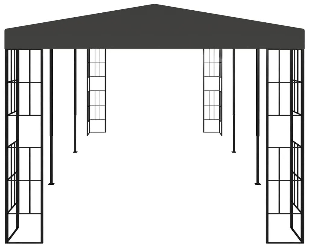 Antracitszürke pavilon 3 x 6 m