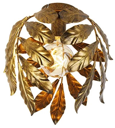 Vintage mennyezeti lámpa antik arany 30 cm - Linden