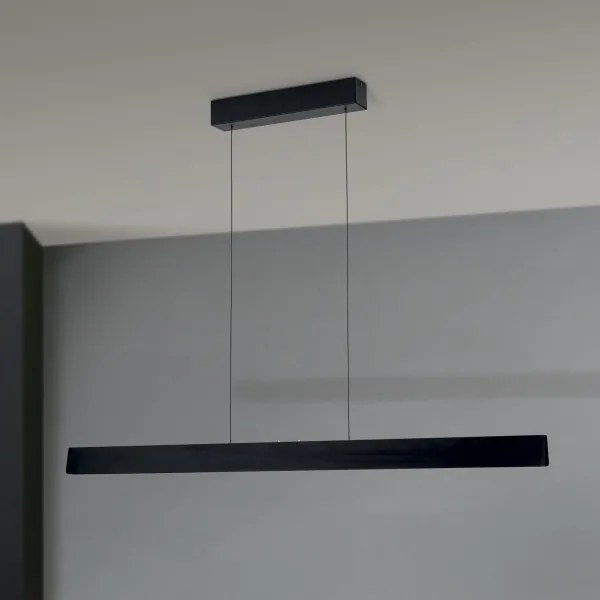 Orion HL 6-1716/120 - TARA LED/44W/230V fekete, LED dimmelhető függeszték