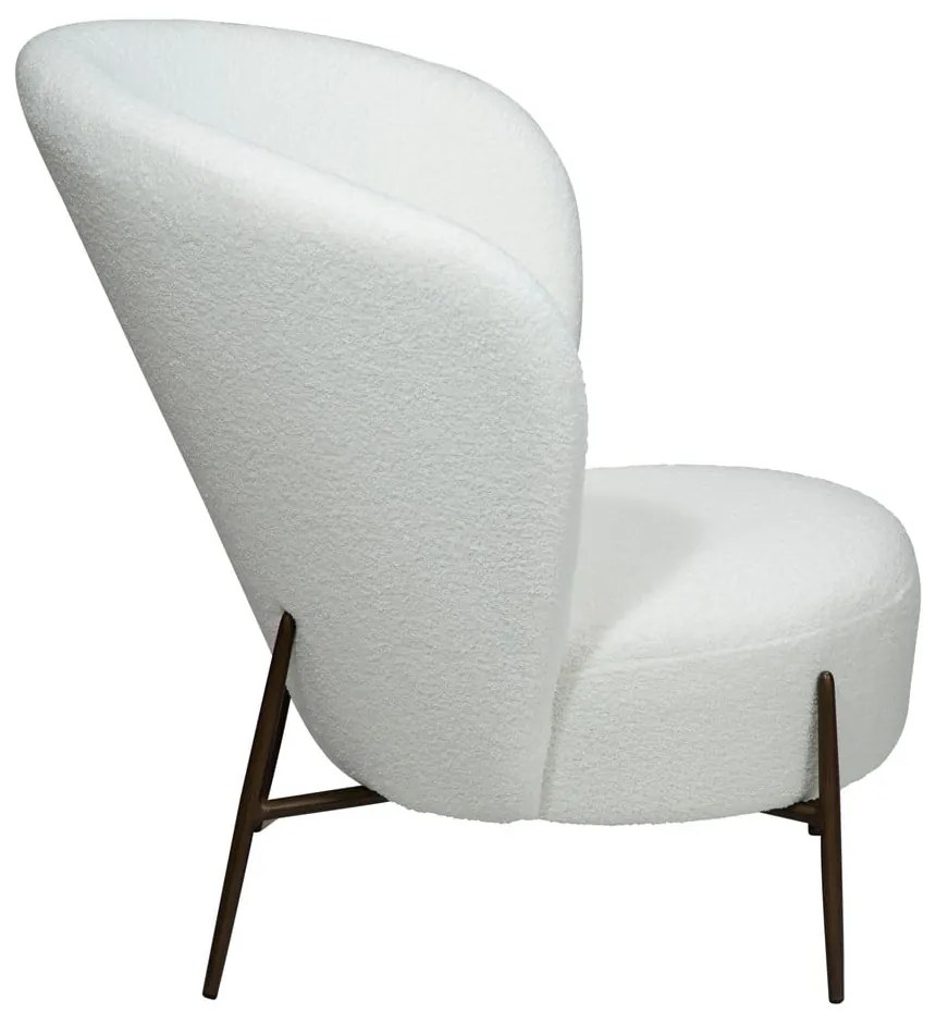 Fehér buklé fotel Orbit – DAN-FORM Denmark