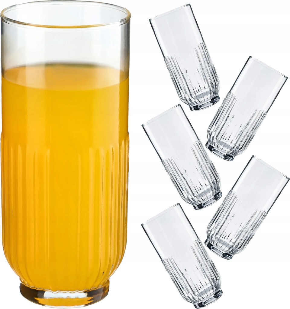 Italos Poharak Gyümölcslé Magas Szett 6db-os Pohár Szett 395ml