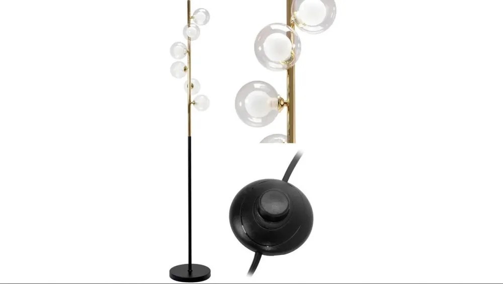 MORETTI MO6697 BUBBLES Arany Színű Állólámpa 6xG9 40W IP20