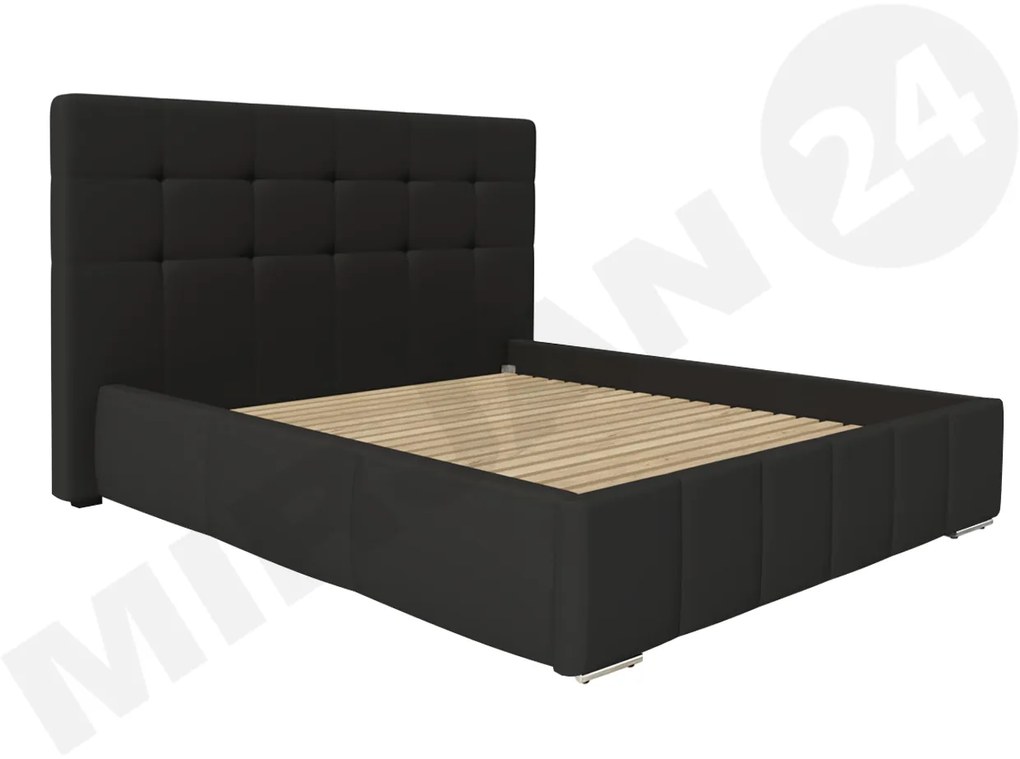 Franciaágy 140 cm Kendrick (öko-bőr Soft 011). 1058286
