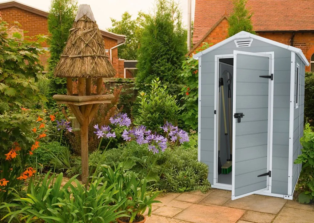 Keter MANOR 4x6 kerti szerszám tároló ház 130 x 192 x 198cm