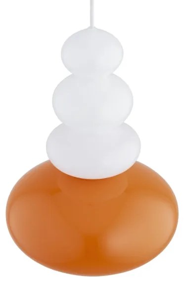 Argon 8822 - Csillár zsinóron DIEGO 1xGU10/5W/230V fehér/narancs