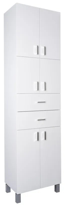Viva STYLE fürdőszobai ÁLLÓSZEKRÉNY 192 magas szennyestartós -50 x 35 x 192 cm