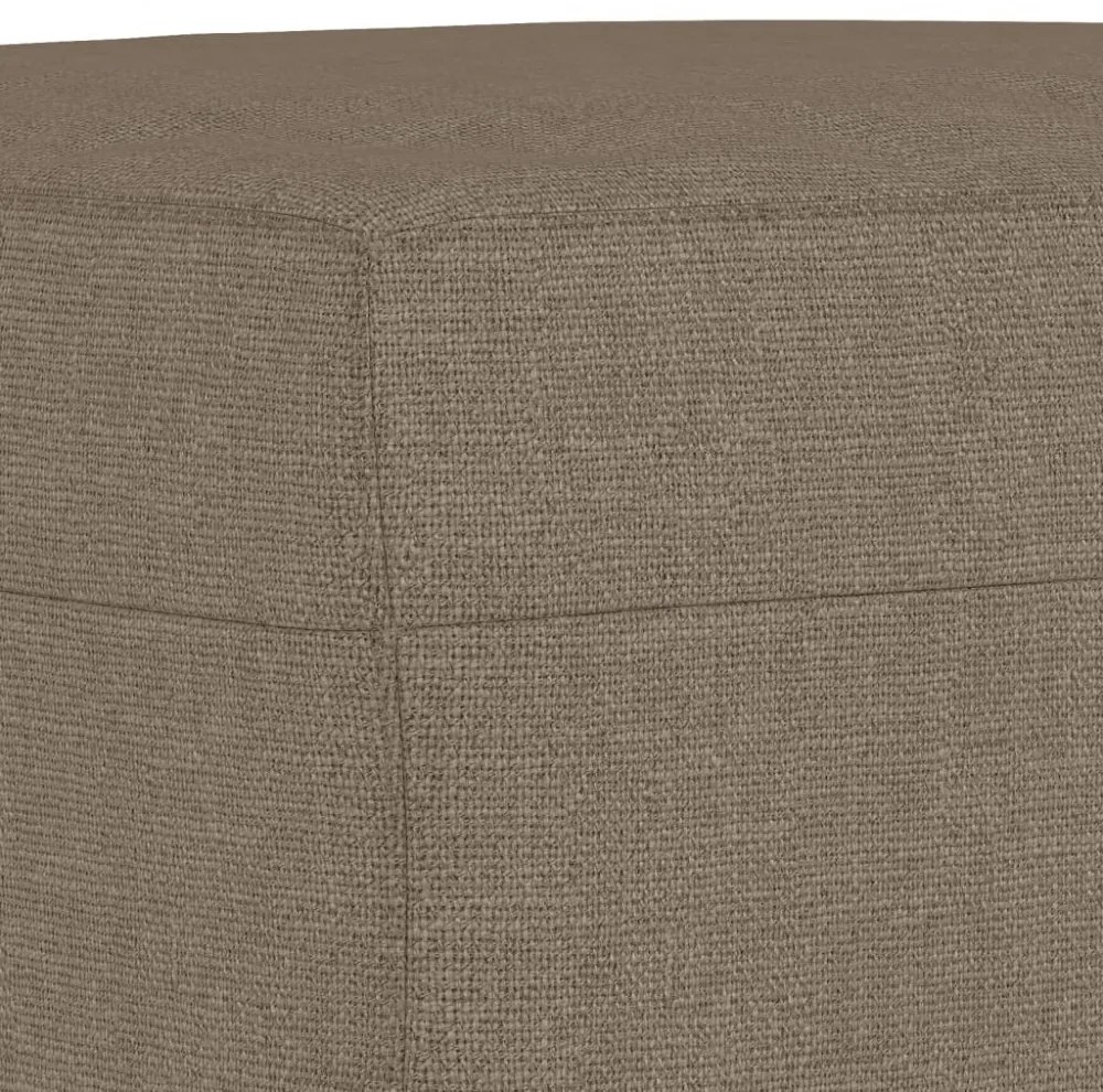 vidaXL tópszínű szövet pad 100 x 35 x 41 cm