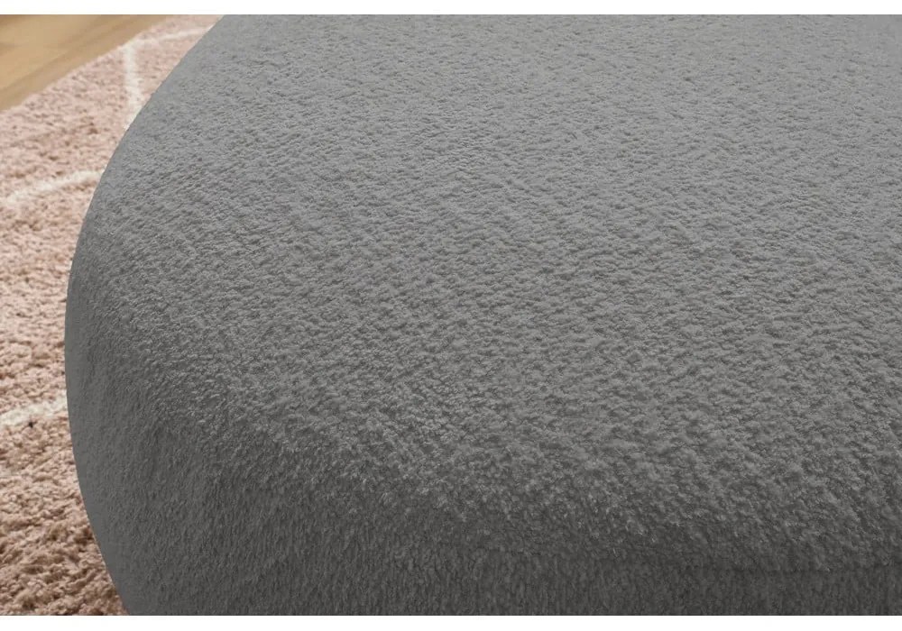 Világosszürke buklé szövet lábtartó Saint-Germain – Bobochic Paris