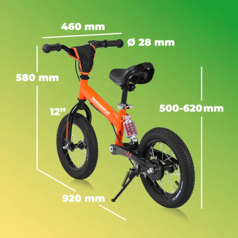 QUIDO gyerek futóbicikli, 3 éves kortól, narancs Rennmeister