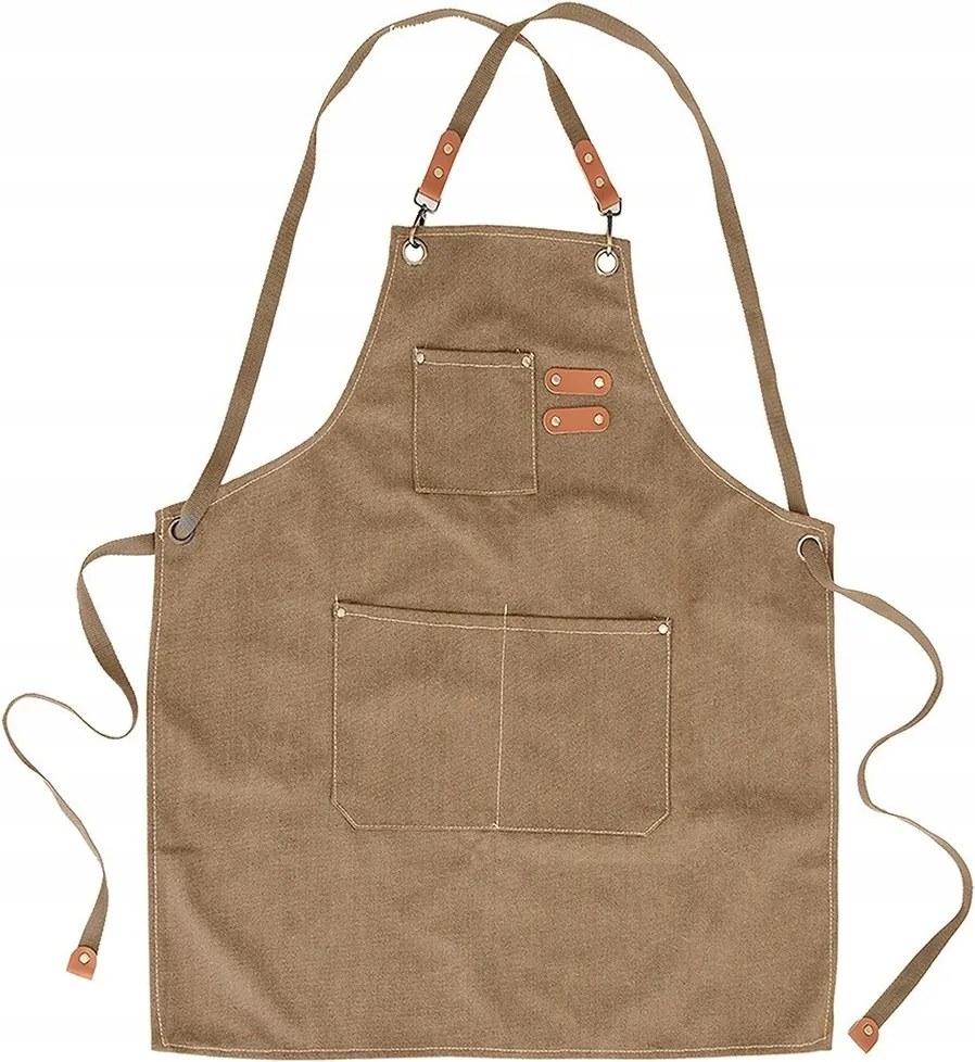 Konyhai Kötény Védő Kötény Kötött Pamut Grill Főzéshez