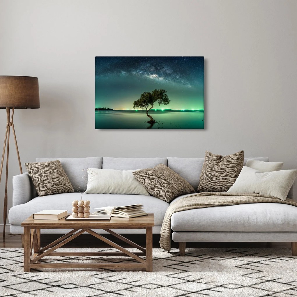 Az éjszakai égbolt képe (90x60 cm)