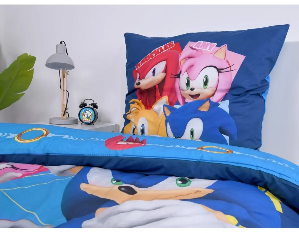 Herding Pamut ágynemű Sonic , 135 x 200 cm, 80 x80 cm