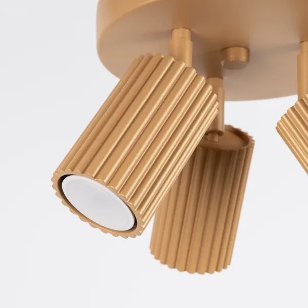 Sollux SL.1563 - Spotlámpa KARBON 3xGU10/10W/230V arany