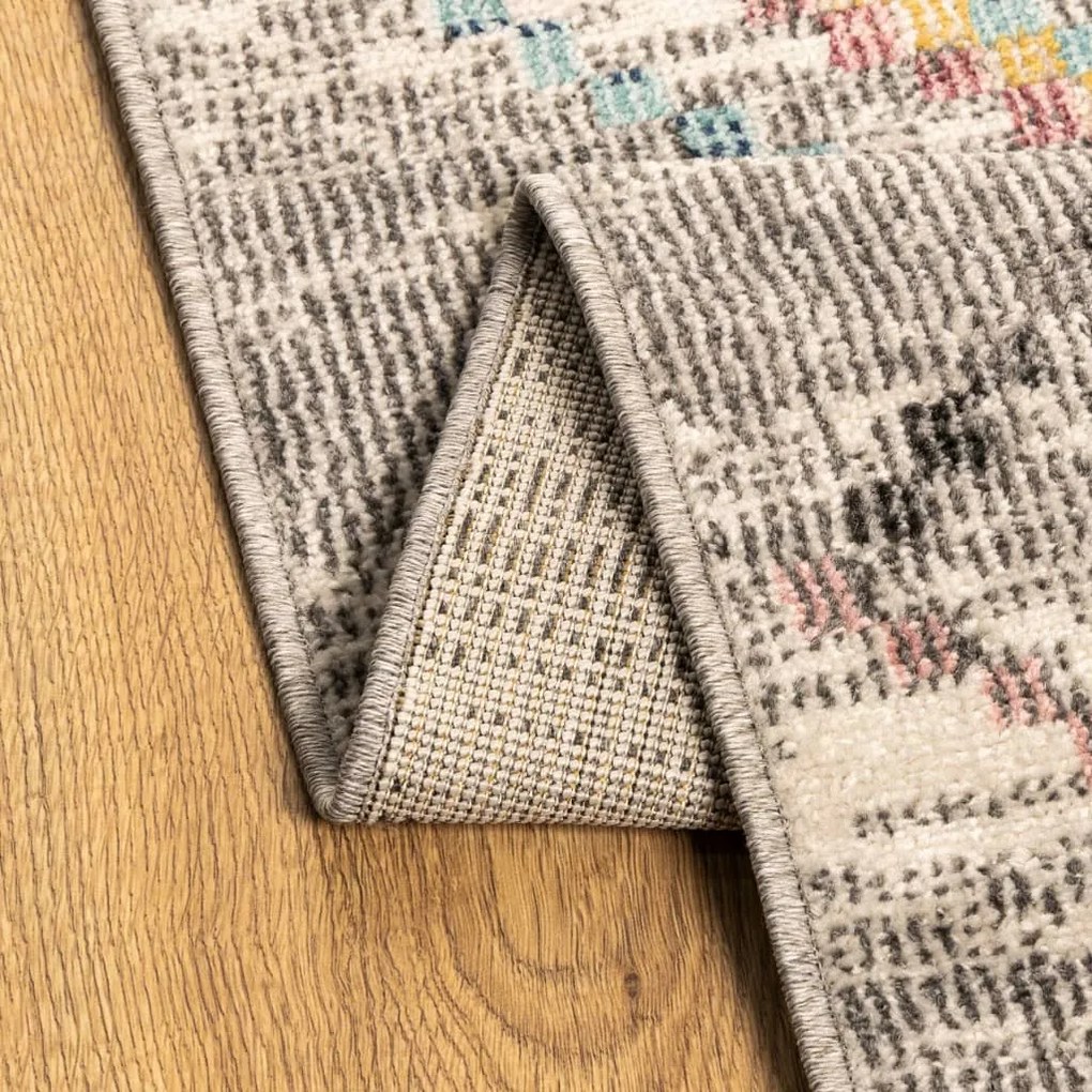 ARBIZU többszínű vintage stílusú bel-/kültéri szőnyeg 80x150 cm