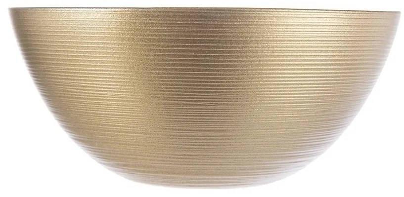 Orion Golden üvegtál, átmérő 15 cm, 15 cm átmérőjű