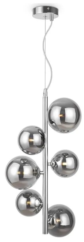 Maytoni MOD545PL-06CH - Csillár zsinóron DALLAS 6xG9/28W/230V króm