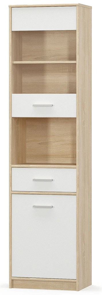 Vitrin Terrell (szonoma tölgy + fehér). Akció -20%. 1053277