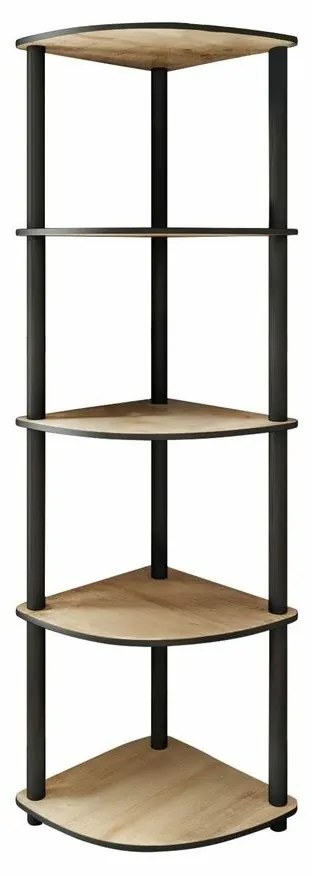 Corner Oak polc, 5 polca
