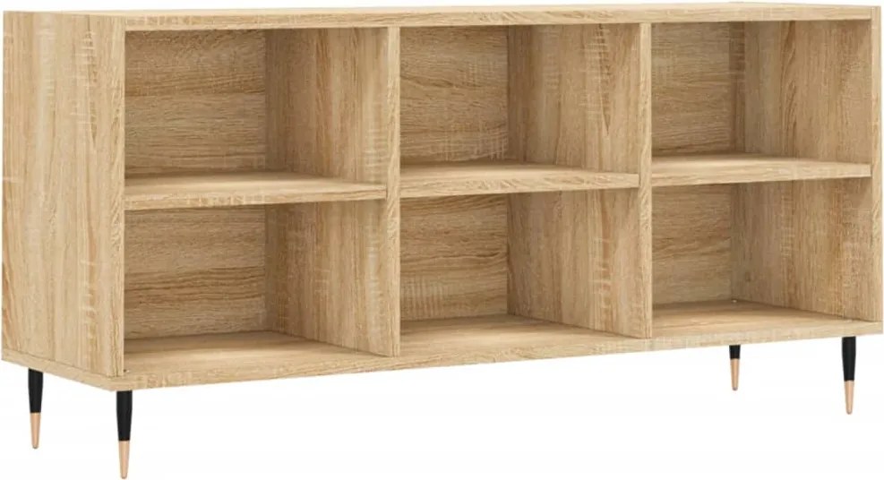 vidaXL sonoma tölgy színű szerelt fa TV-szekrény 103,5x30x50 cm