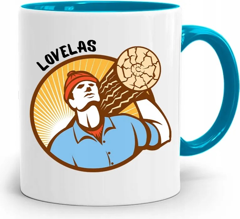 Favágóknak Bögre Kék Születésnapi Ajándék fényképes nyomtatással