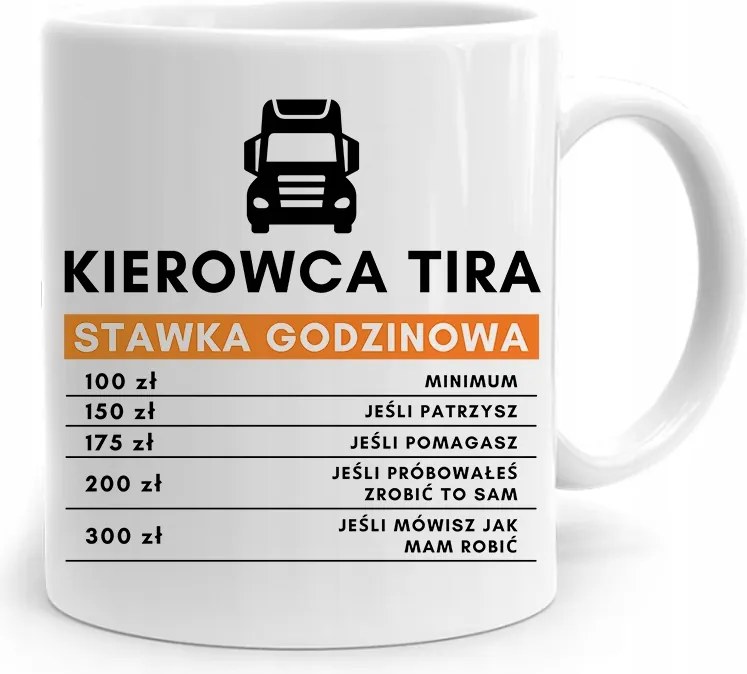 Sofőrnek Bögre Óradíj fényképes nyomtatással