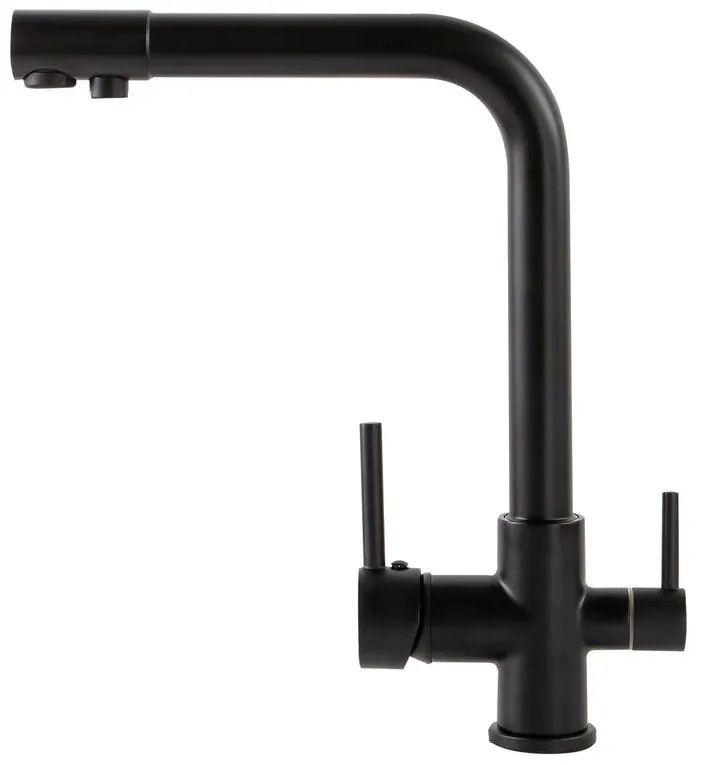 Portland Black 3 utas konyhai csaptelep vízszűrő berendezéshez