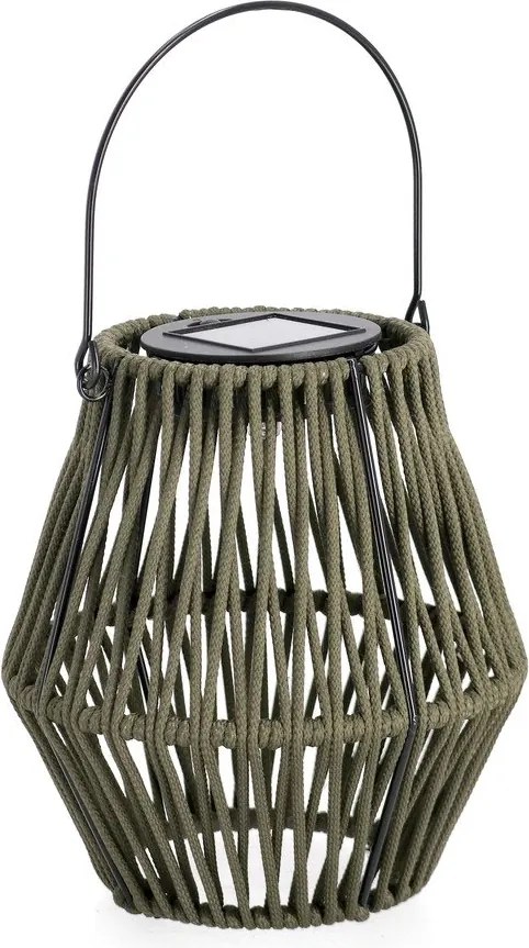 Khaki napelemes LED lámpás (magasság 17 cm) Juny – Yes Everyday