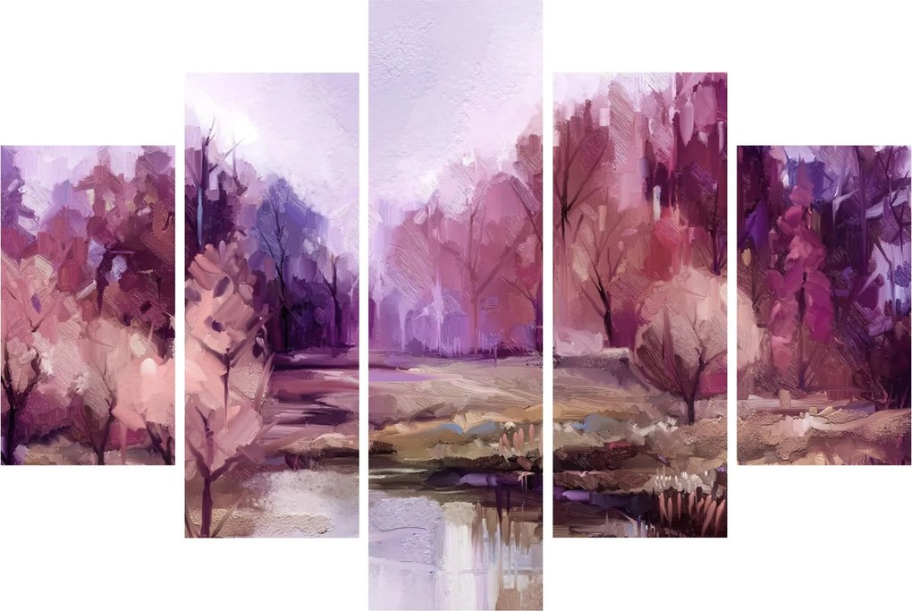 Kép - Őszi tájképfestés (150x105 cm)