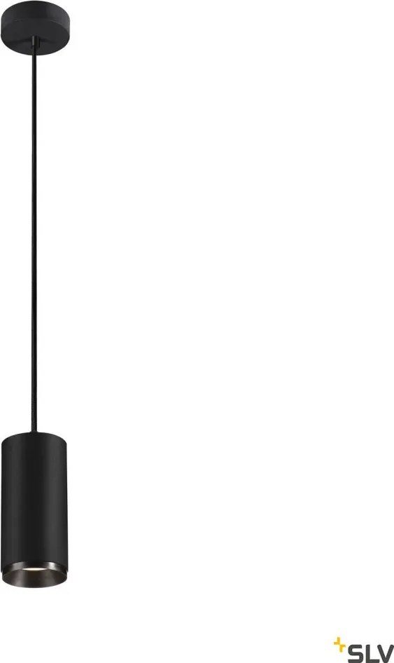 SLV 1004258 NUMINOS PD PHASE M Hengeres Függesztett Lámpa Fekete LED IP20