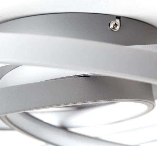 Brilliant - LED Mennyezeti lámpa LABYRINTH LED/40W/230V átm. 39,5 cm szürke