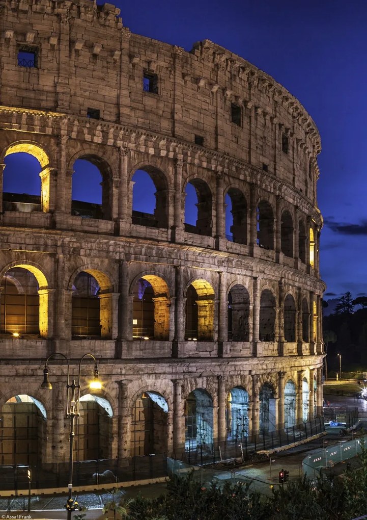 Poszter 21x29,7cm Híres Colosseum Rómában 2, Assaf Frank
