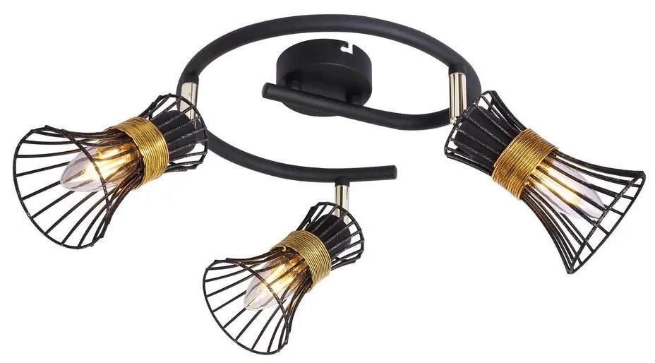 Globo 54814-3 - Spotlámpa PURRA 3xE14/40W/230V 54814-3