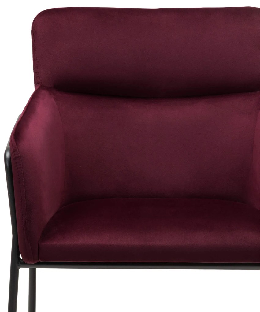 Bordó design szék HELSINKI VELVET