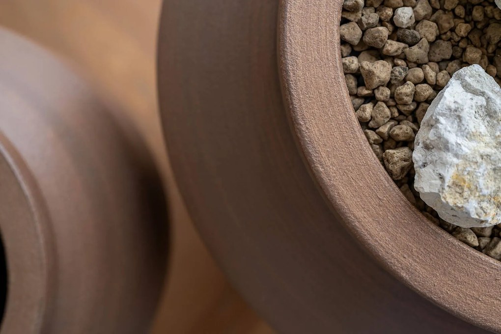 Pottery Pots Dafni virágcserép, gyökérbarna színű, több méretben - PotteryPots méret: M - ø 40 cm | m. 60 cm