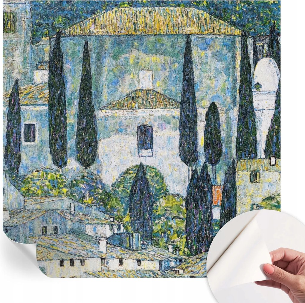 Modern öntapadós fotótapéta Mosható ciprus házak 250x250 cm