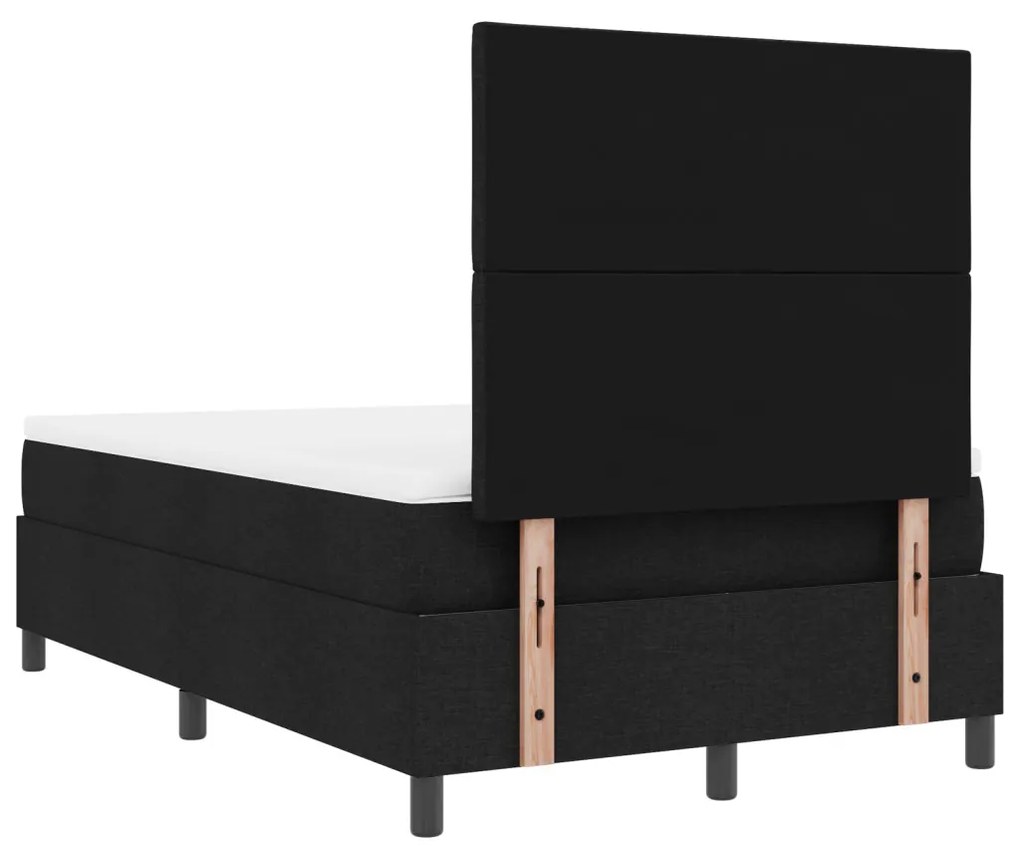 Boxspring ágy matraccal Fekete Kislábas Szövet
