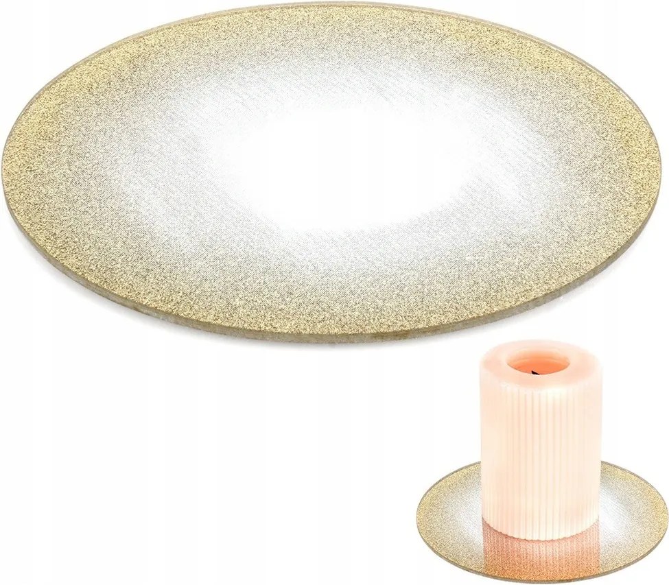 Arany Üveg állvány dekoratív kompozíciók gyertyák gyertyatartó