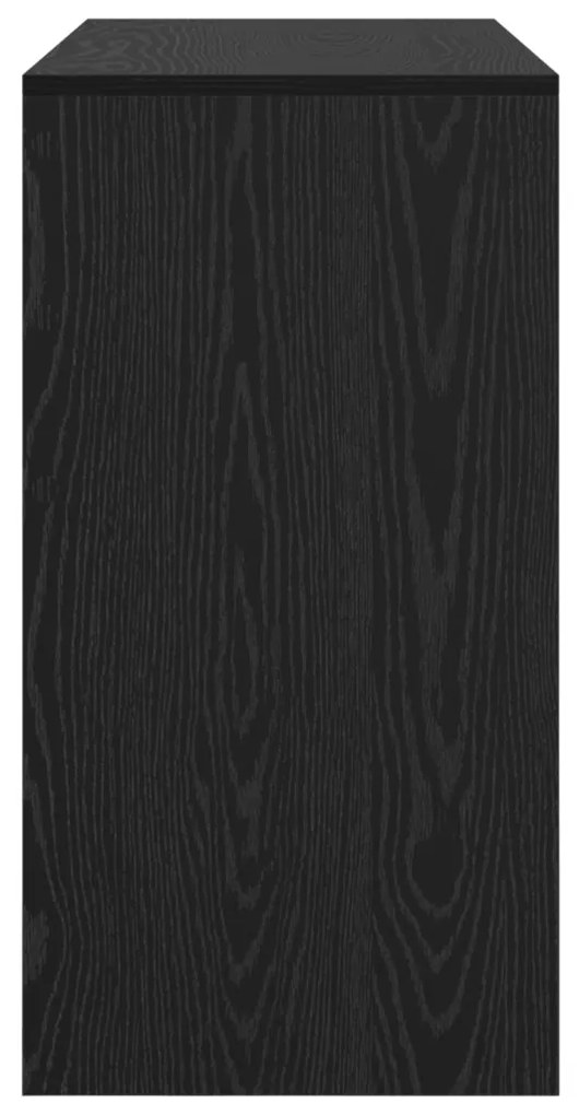 vidaXL Fekete tölgy íróasztal Fekete tölgy Mérnöki fa 100 x 40 x 76 cm