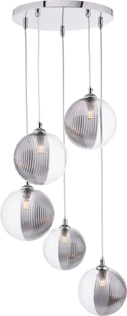 Dar Lighting modern függeszték federico csiszolt króm darfed0550-19