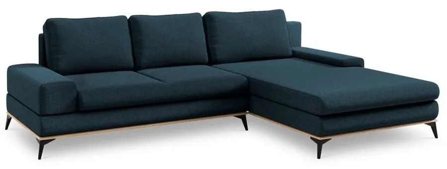 Planet olajkék kinyitható sarokkanapé, jobb oldali - Windsor &amp; Co Sofas