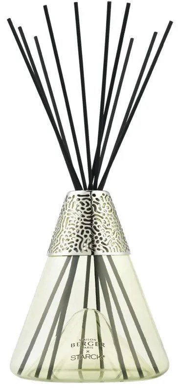 Starck pálcás diffúzor töltettel 0,4 l Peau d'Ailleurs/Bőr máshonnan zöld - Maison Berger Paris