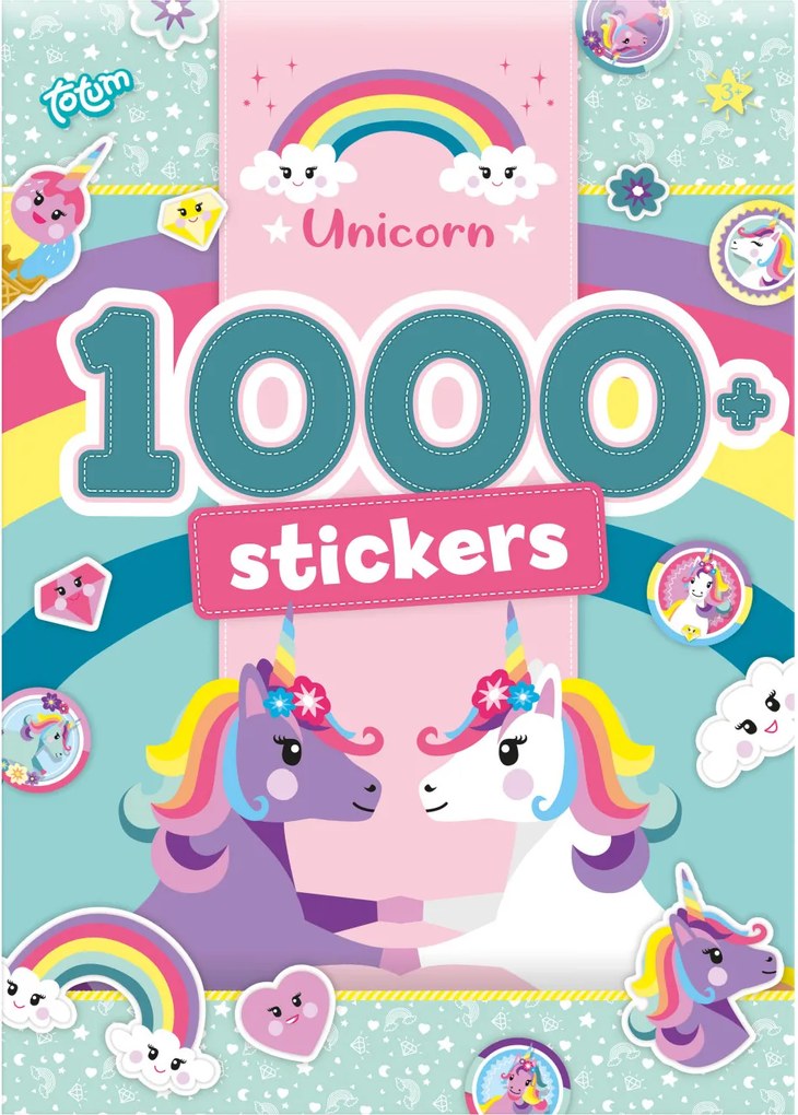 Unikornis Rainbow matricás album 1000 db-os