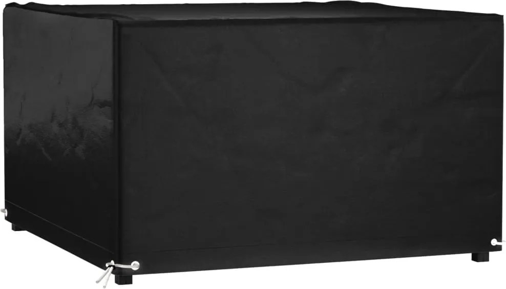 vidaXL négyzet alakú kerti bútorhuzat 8 fűzőlyukkal 132 x 132 x 80 cm