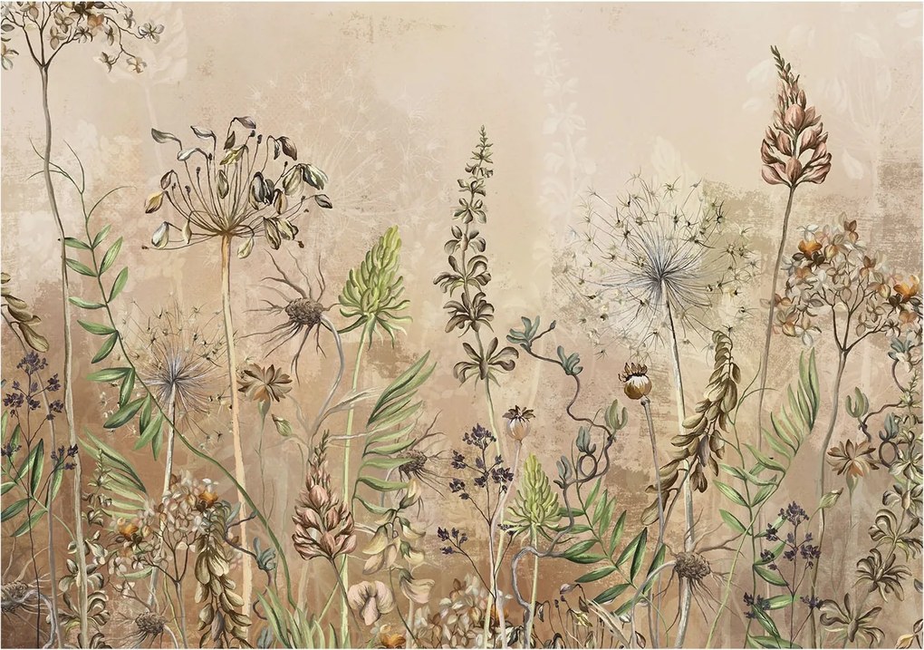 Fali fotótapéta előszoba konyhába Rusztikus virágok 312x219 Ragasztó