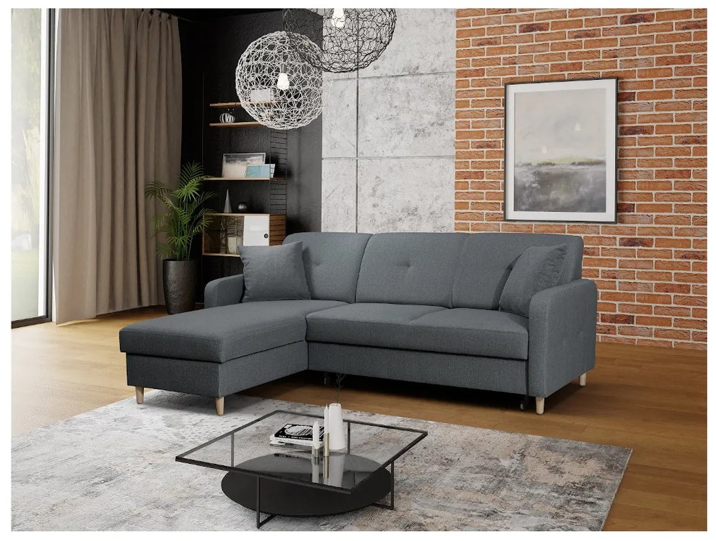 FOSIE sarok kanapéágy, 220x88x162, orino 22, jobb sarok