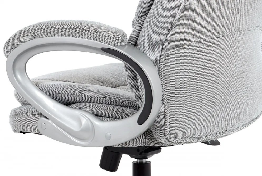 Scaun pivotant de birou lux cu tapițerie din țesături speciale Silver Ka-G198