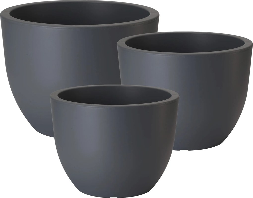 Muna kerek virágtartó 30, 35, 40 db-os virágtartó szett x3