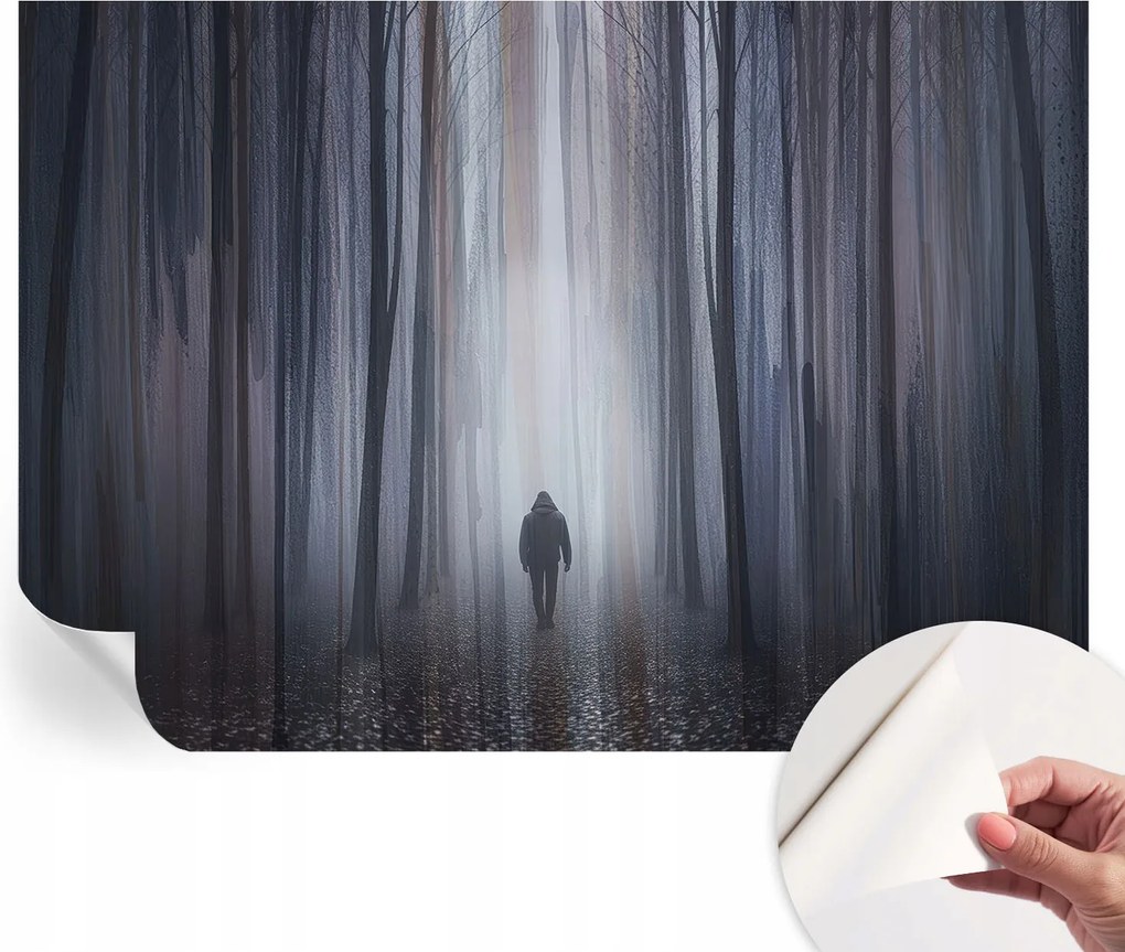 Fotótapéta Fali tapéta Hálószobába és Nappaliba Erdei csend 312x219 cm